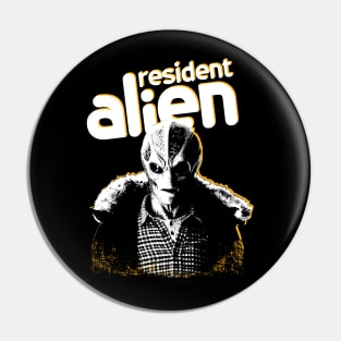 Resident-Alien Pin