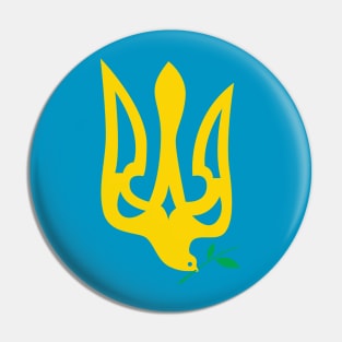 Bird of Peace Ukraine Pin