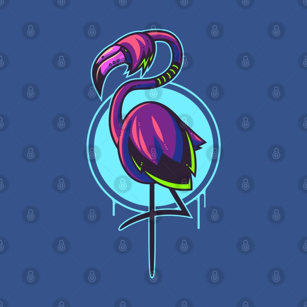 Emo Flamingo by ArtisticDyslexia