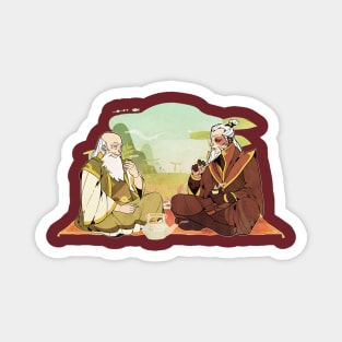 uncle iroh and king fires Magnet