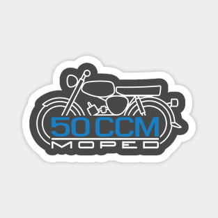 Scooter S50 50cc Emblem (white) Magnet