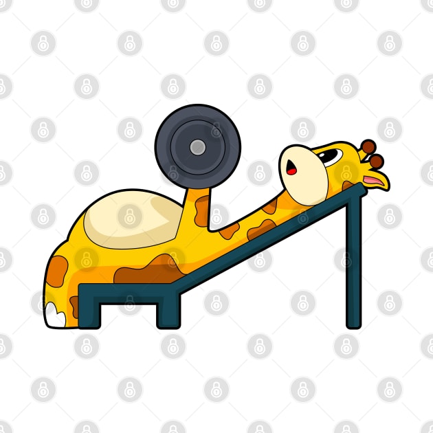 Giraffe Bodybuilding Dumbbell by Markus Schnabel