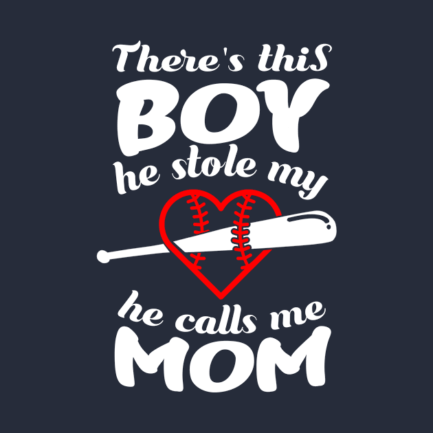 'He Calls Me Mom' Sweet Baseball Mother Gift by ourwackyhome