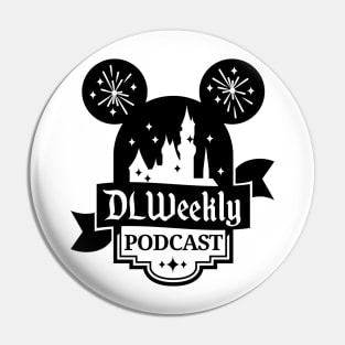 DLWeekly Podcast Black Logo Small Pin