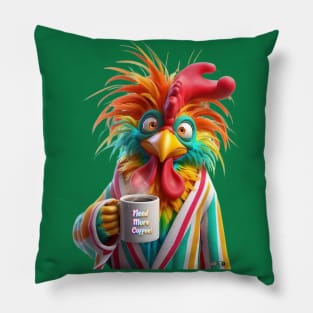 Rooster Coffee by focusln Pillow