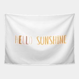 Hello Sunshine Text Tapestry