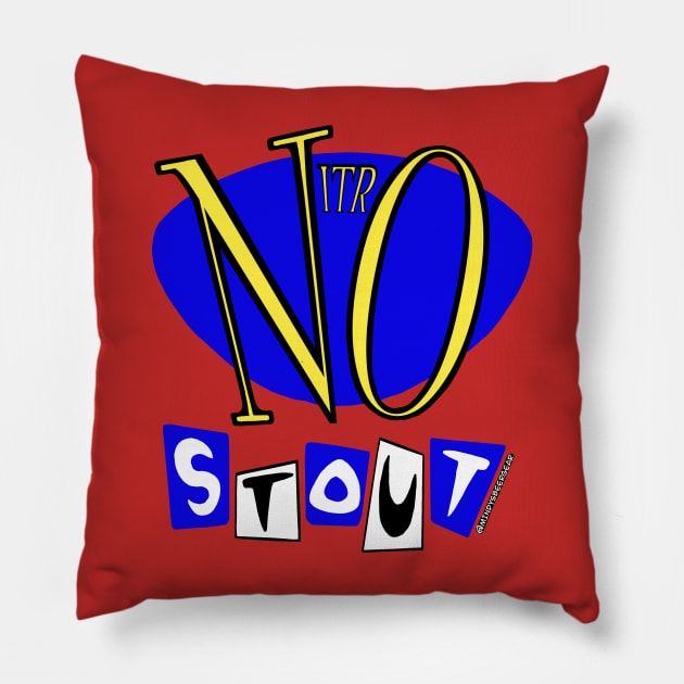 Nitro Stout Pillow by Mindy’s Beer Gear