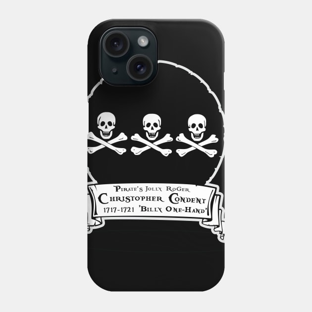 Christopher Condent Jolly Roger Phone Case by MBK