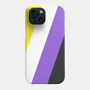 Proud Nonbinary Pride Flag (Proud LGBTQ+ Community Pride Flag) v2 Phone Case