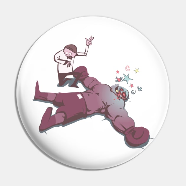 KO Boxing Pin by lalalandmix