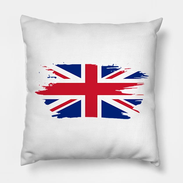 Union Jack - United Kingdom Flag Pillow by CF.LAB.DESIGN