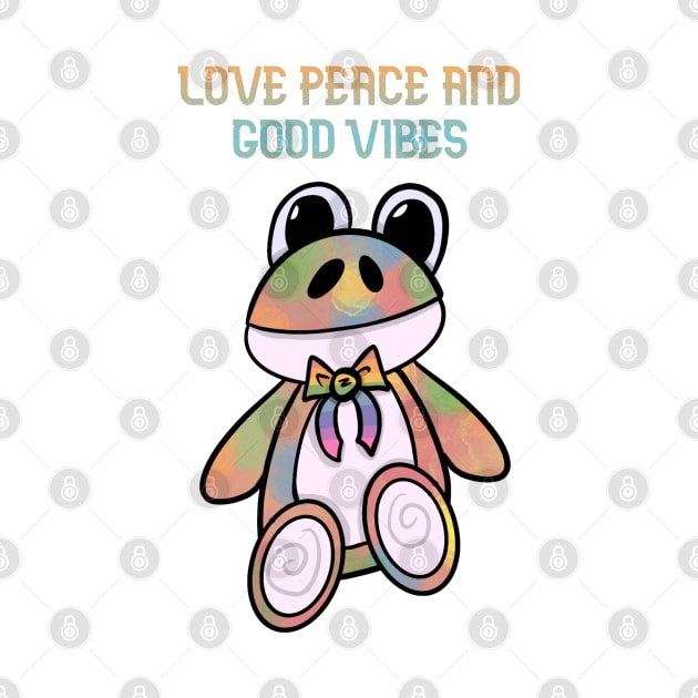 love, peace and good vibes by Shard Art