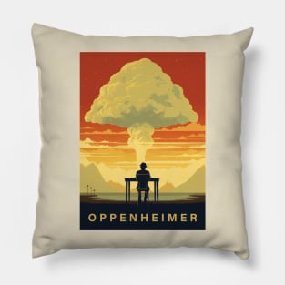 Oppenheimer 2023 Movie Poster Pillow