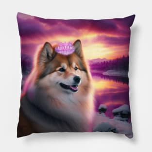 Finnish Lapphund Portrait Pillow