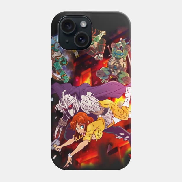 Heroes in a Half-shell Phone Case by elblackbat