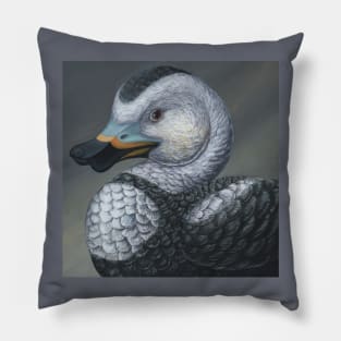 Labrador Duck (Camptorhynchus labradorius) Pillow