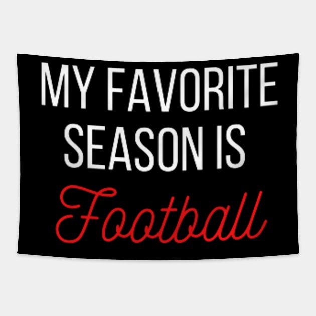 My favorite season is Football Tapestry by gabiworld