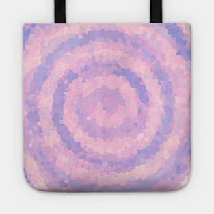 Underwater Circle Of Pastel Yellow, Pinks and Blue Tote