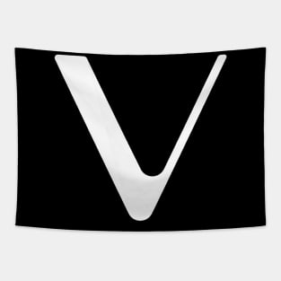 VeChain (VET) White/Grey Logo Tapestry