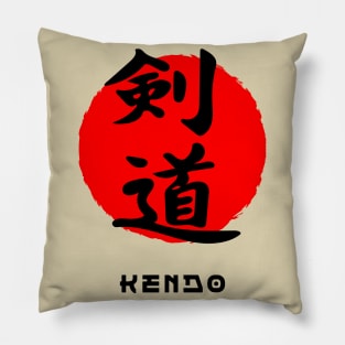 Kendo martial art sport Japan Japanese kanji words character 163 Pillow