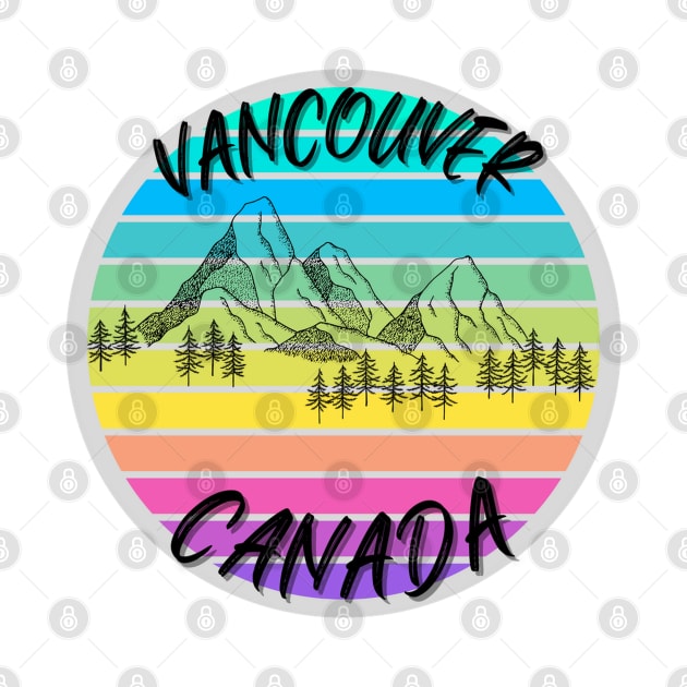 Travel Vancouver Canada Mountains by Aspectartworks