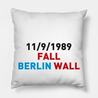 Fall Berlin Wall 1989 Pillow