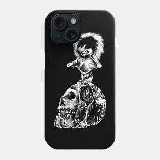 Norwegian Troll on a skull Phone Case