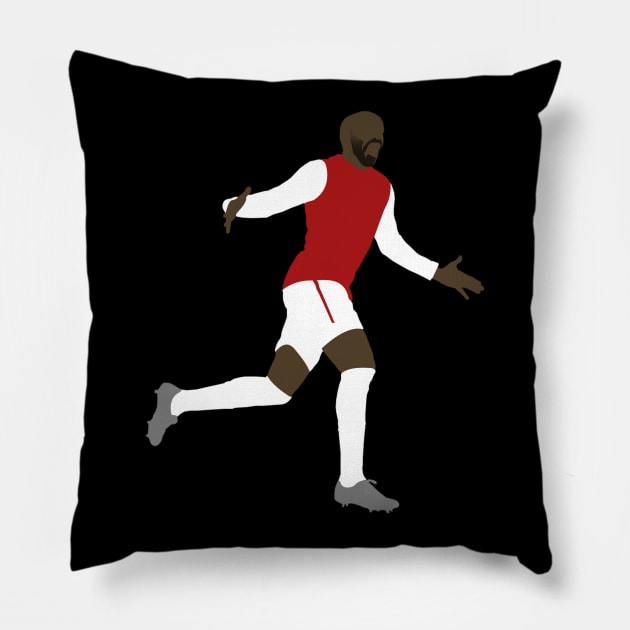 Thierry Henry Pillow by CulturedVisuals