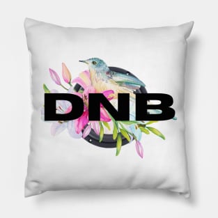 DNB - Tropical Blue Bass Bird Pillow