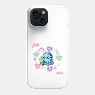 Matcha Octo Sip You Are Loved Phone Case