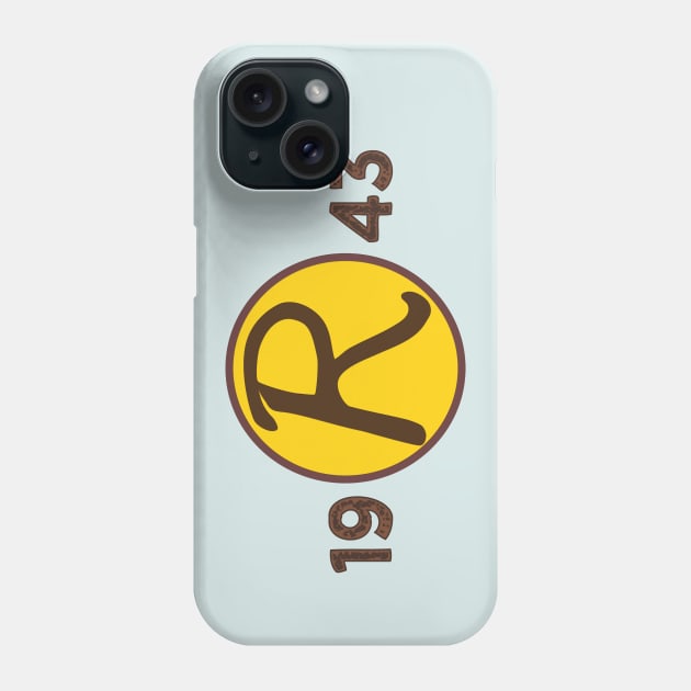 Racine Belles • 1943 League Champions Phone Case by The MKE Rhine Maiden