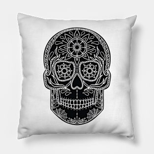 HomeSchoolTattoo SugarSkull Pillow