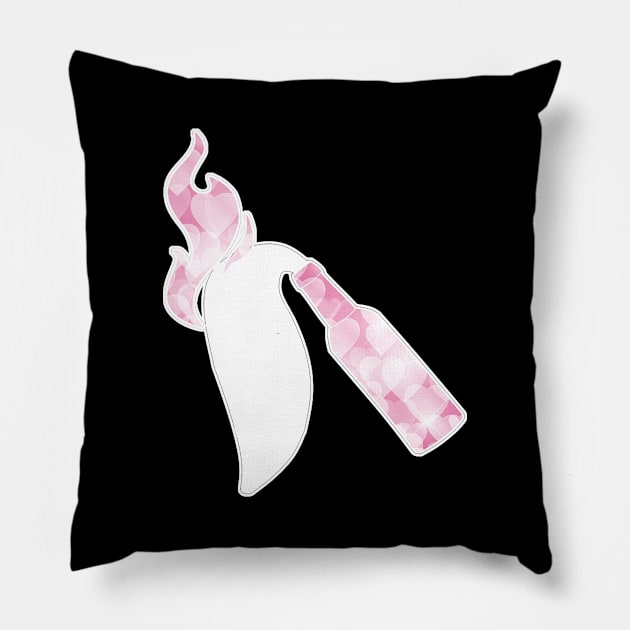 Peaceful Molotov Love Pillow by aaallsmiles