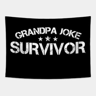 Grandpa Joke Survivor Tapestry