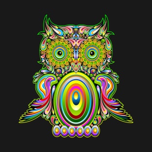 Owl Psychedelic T-Shirt