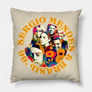 Sergio Mendes and Brasil '66" Pillow