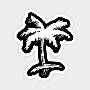 Pocket - Jhoni The Voice "OG Palm Pocket White" Tee Magnet