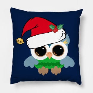 Cute Christmas Owl Pillow