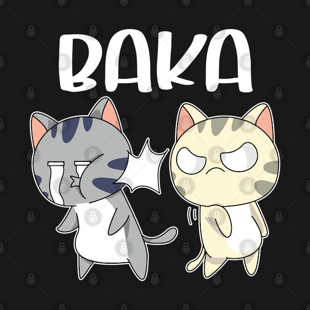 Kawaii cats Baka Japan cats slap in the face by MzumO