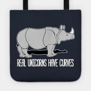 Real Unicorns Have Curves Tote