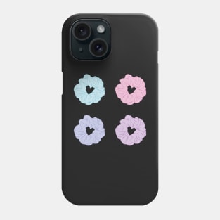 Pastel scrunchie set Phone Case