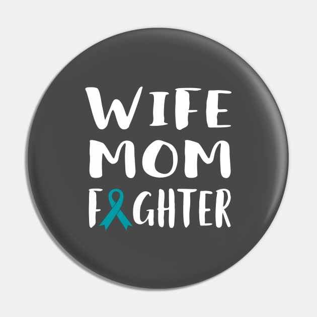 Wife Mom Fighter Pin by EdifyEra