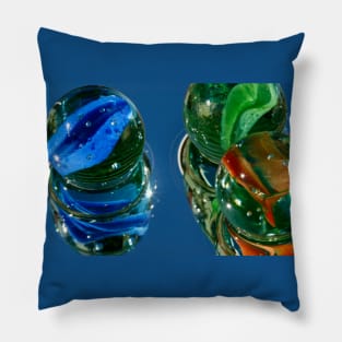 Marbles as Art Pillow