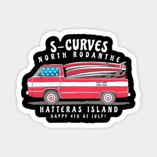 S-Curves Rodanthe, NC Summer Sunglasses on the Fourth Magnet