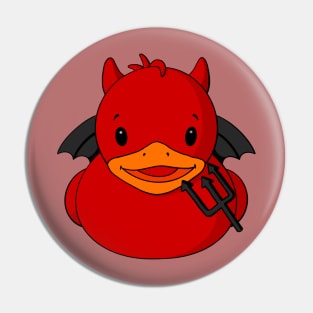 Devil Rubber Duck Pin