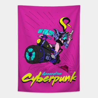 Generation Cyberpunk Tapestry