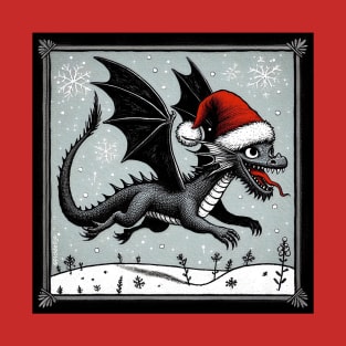 Happy Christmas Dragon T-Shirt