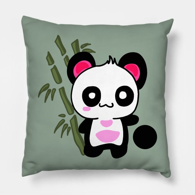 Cute Panda Pillow by Hajinglorie