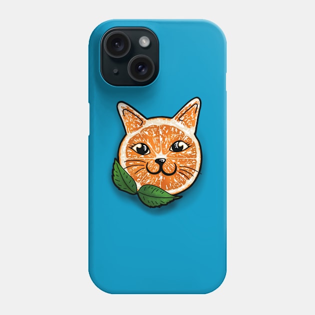 Orange kittysicle Phone Case by Bolt•Slinger•22