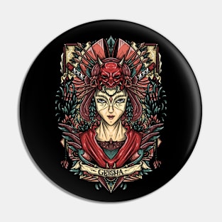 Geisha The Nature Beauty Pin